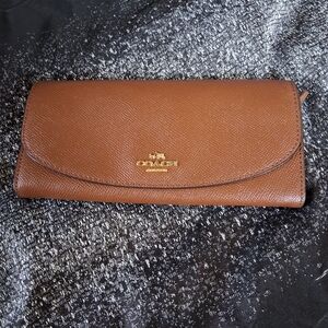 Coach Brown Leather Wallet